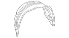 Genuine Toyota Quarter Panel Splash Shield 65638-AK010 New. Price: $397.74.