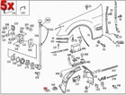 Genuine Mercedes Bbdc Cla Glc Slc Slk Spring Nut X5 0039948745 New. Price: $7.87.
