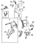 Genuine Mopar Wheelhouse Shield Left 5116243AD New. Price: $74.75.