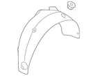 Genuine Hyundai 2021-2023 Kona Electric Wheelhouse Liner 86821-J9CA0 New. Price: $262.79.