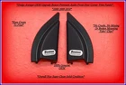 08 10 Dodge Avenger Oem Front Door Mirror Corner Trim Panels Lh & Rh - Boston Used. Price: $74.05.