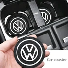 2PCS Rubber Car Accessorie Water Cup Holder Pad Mat Coaster Black For Volkswagen New. Price: $9.99.