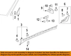 Gm Oem 07-17 Acadia Pillars, Rocker Floor Exterior Trim-molding Extn 20815589 New. Price: $52.67.