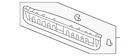 Genuine Honda Plate Rear Cross-member (lower) 65752-S0X-305ZZ New. Price: $110.95.