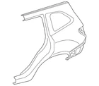 Genuine Subaru Quarter Panel 51439SJ0009P New. Price: $683.70.