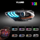 Vland Rgb Led Headlight 2018-2022 Ford Mustang Drl Seq Turn Signal Dual Beam New. Price: $351.99.