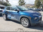 Left Blue Rear Door Assembly Oem 21-25 Chevrolet Trailblaz Used. Price: $275.00.