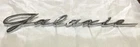 1959 Ford Galaxie Quarter Panel Nameplate Script Emblem Used. Price: $65.00.