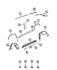 Genuine Mopar Wheelhouse Shield Right 68589254AC New. Price: $71.63.