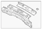 Genuine Mitsubishi Rear Body Panel 75610W120P New. Price: $293.24.