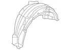 Genuine Honda 2012-2015 Civic Inner Liner 74592-TR0-G01 New. Price: $141.74.