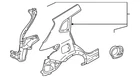 Genuine Nissan Quarter Panel G8101-6MRMA New. Price: $1009.02.