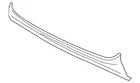 Genuine Audi Rear Body Panel 8T0-813-295 New. Price: $454.10.