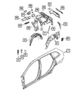 Genuine Mopar Wheelhouse Shield Right 68209690AF New. Price: $76.99.