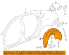 Gm Oem 14-20 Impala Quarter Panel Components-wheelhouse Liner 23124173 New. Price: $252.29.