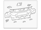 Genuine Volkswagen Rear Body Panel 3G8-813-301-C New. Price: $332.44.