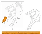 Ford Oem 13-19 Escape Quarter Panel Inner Structure-filler CJ5Z78278D73B New. Price: $62.17.