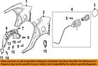 Ford Oem 17-25 Continental Quarter Panel Components-vent EM2Z58280B62A New. Price: $26.58.