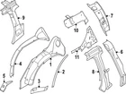 Genuine Nissan Quarter Panel 766B1-7JA0A New. Price: $143.52.