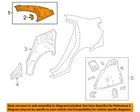 Gm Oem 17-20 Sonic Quarter Panel Inner Structure-upper 42359589 New. Price: $125.18.