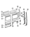 Genuine Mopar Wheelhouse Panel 68005108AA New. Price: $138.43.