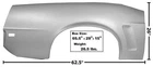 1969 Ford Mustang Quarter Panel Complete - Rh W/ Wtp Convertible New. Price: $644.90.